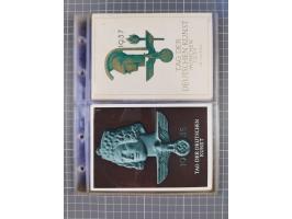 1933/45, Propaganda, Album mit 332 Propagandakarten: 275 Ansichtskarten mit etlichen besseren Stücken (1 Repro), 12 Gedenkblä