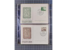 1933/45, Propaganda, Album mit 332 Propagandakarten: 275 Ansichtskarten mit etlichen besseren Stücken (1 Repro), 12 Gedenkblä