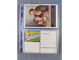 1933/45, Propaganda, Album mit 332 Propagandakarten: 275 Ansichtskarten mit etlichen besseren Stücken (1 Repro), 12 Gedenkblä