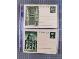 1933/45, Propaganda, Album mit 332 Propagandakarten: 275 Ansichtskarten mit etlichen besseren Stücken (1 Repro), 12 Gedenkblä