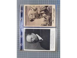 1933/45, Propaganda, Album mit 332 Propagandakarten: 275 Ansichtskarten mit etlichen besseren Stücken (1 Repro), 12 Gedenkblä