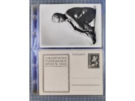 1933/45, Propaganda, Album mit 332 Propagandakarten: 275 Ansichtskarten mit etlichen besseren Stücken (1 Repro), 12 Gedenkblä