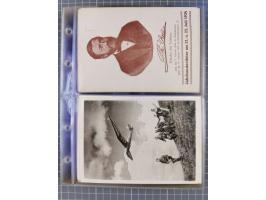 1933/45, Propaganda, Album mit 332 Propagandakarten: 275 Ansichtskarten mit etlichen besseren Stücken (1 Repro), 12 Gedenkblä