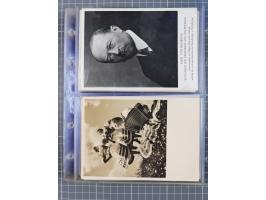 1933/45, Propaganda, Album mit 332 Propagandakarten: 275 Ansichtskarten mit etlichen besseren Stücken (1 Repro), 12 Gedenkblä