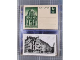 1933/45, Propaganda, Album mit 332 Propagandakarten: 275 Ansichtskarten mit etlichen besseren Stücken (1 Repro), 12 Gedenkblä