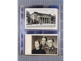 1933/45, Propaganda, Album mit 332 Propagandakarten: 275 Ansichtskarten mit etlichen besseren Stücken (1 Repro), 12 Gedenkblä