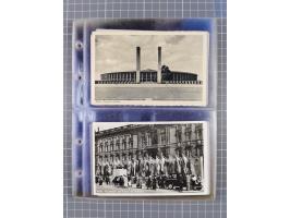 1933/45, Propaganda, Album mit 332 Propagandakarten: 275 Ansichtskarten mit etlichen besseren Stücken (1 Repro), 12 Gedenkblä