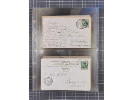 1866/1956, Bahnpost 245 Briefe, Karten, dabei 136 Belege AD/Kaiserreich
