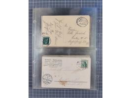 1866/1956, Bahnpost 245 Briefe, Karten, dabei 136 Belege AD/Kaiserreich
