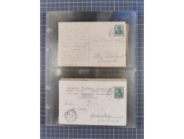 1866/1956, Bahnpost 245 Briefe, Karten, dabei 136 Belege AD/Kaiserreich
