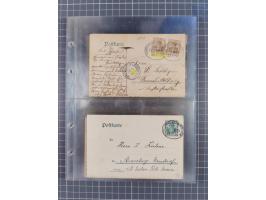 1866/1956, Bahnpost 245 Briefe, Karten, dabei 136 Belege AD/Kaiserreich
