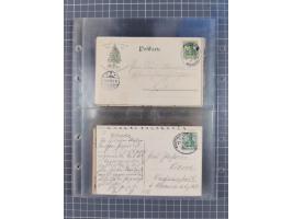 1866/1956, Bahnpost 245 Briefe, Karten, dabei 136 Belege AD/Kaiserreich
