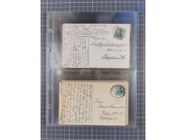 1866/1956, Bahnpost 245 Briefe, Karten, dabei 136 Belege AD/Kaiserreich
