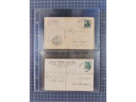 1866/1956, Bahnpost 245 Briefe, Karten, dabei 136 Belege AD/Kaiserreich
