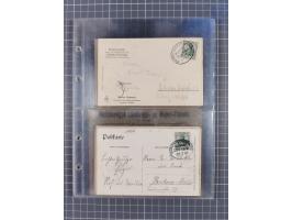 1866/1956, Bahnpost 245 Briefe, Karten, dabei 136 Belege AD/Kaiserreich
