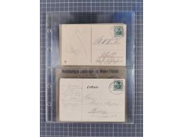 1866/1956, Bahnpost 245 Briefe, Karten, dabei 136 Belege AD/Kaiserreich
