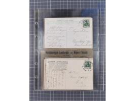 1866/1956, Bahnpost 245 Briefe, Karten, dabei 136 Belege AD/Kaiserreich
