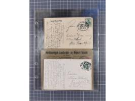 1866/1956, Bahnpost 245 Briefe, Karten, dabei 136 Belege AD/Kaiserreich
