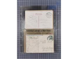 1866/1956, Bahnpost 245 Briefe, Karten, dabei 136 Belege AD/Kaiserreich
