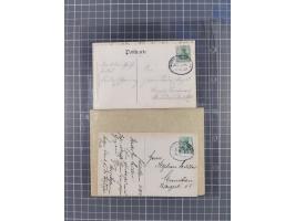 1866/1956, Bahnpost 245 Briefe, Karten, dabei 136 Belege AD/Kaiserreich
