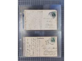 1866/1956, Bahnpost 245 Briefe, Karten, dabei 136 Belege AD/Kaiserreich
