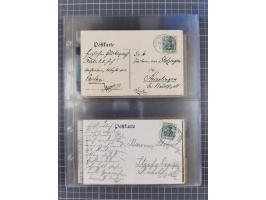 1866/1956, Bahnpost 245 Briefe, Karten, dabei 136 Belege AD/Kaiserreich
