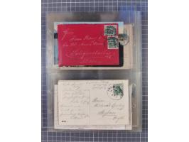 1866/1956, Bahnpost 245 Briefe, Karten, dabei 136 Belege AD/Kaiserreich
