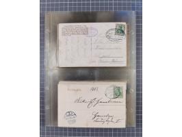 1866/1956, Bahnpost 245 Briefe, Karten, dabei 136 Belege AD/Kaiserreich
