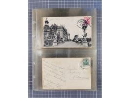 1866/1956, Bahnpost 245 Briefe, Karten, dabei 136 Belege AD/Kaiserreich
