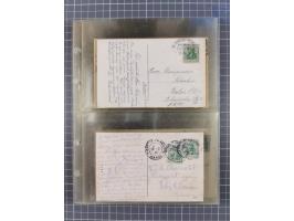 1866/1956, Bahnpost 245 Briefe, Karten, dabei 136 Belege AD/Kaiserreich
