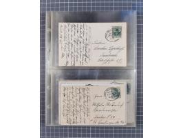 1866/1956, Bahnpost 245 Briefe, Karten, dabei 136 Belege AD/Kaiserreich
