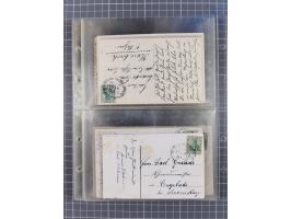 1866/1956, Bahnpost 245 Briefe, Karten, dabei 136 Belege AD/Kaiserreich
