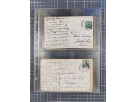 1866/1956, Bahnpost 245 Briefe, Karten, dabei 136 Belege AD/Kaiserreich
