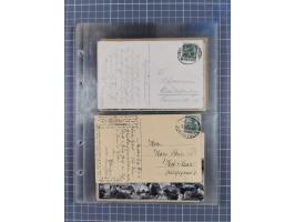 1866/1956, Bahnpost 245 Briefe, Karten, dabei 136 Belege AD/Kaiserreich
