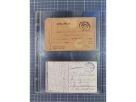 1866/1956, Bahnpost 245 Briefe, Karten, dabei 136 Belege AD/Kaiserreich
