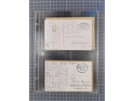 1866/1956, Bahnpost 245 Briefe, Karten, dabei 136 Belege AD/Kaiserreich
