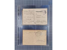 1866/1956, Bahnpost 245 Briefe, Karten, dabei 136 Belege AD/Kaiserreich
