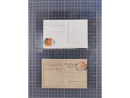 1866/1956, Bahnpost 245 Briefe, Karten, dabei 136 Belege AD/Kaiserreich
