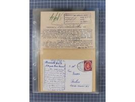 1866/1956, Bahnpost 245 Briefe, Karten, dabei 136 Belege AD/Kaiserreich
