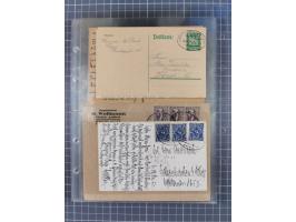 1866/1956, Bahnpost 245 Briefe, Karten, dabei 136 Belege AD/Kaiserreich
