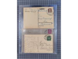 1866/1956, Bahnpost 245 Briefe, Karten, dabei 136 Belege AD/Kaiserreich
