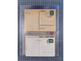 1866/1956, Bahnpost 245 Briefe, Karten, dabei 136 Belege AD/Kaiserreich
