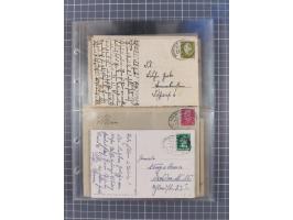 1866/1956, Bahnpost 245 Briefe, Karten, dabei 136 Belege AD/Kaiserreich
