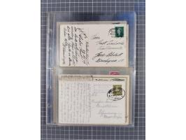 1866/1956, Bahnpost 245 Briefe, Karten, dabei 136 Belege AD/Kaiserreich
