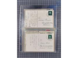 1866/1956, Bahnpost 245 Briefe, Karten, dabei 136 Belege AD/Kaiserreich
