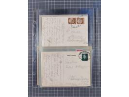 1866/1956, Bahnpost 245 Briefe, Karten, dabei 136 Belege AD/Kaiserreich
