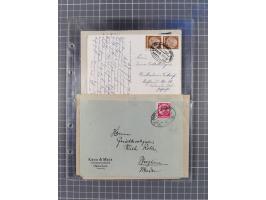 1866/1956, Bahnpost 245 Briefe, Karten, dabei 136 Belege AD/Kaiserreich
