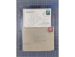 1866/1956, Bahnpost 245 Briefe, Karten, dabei 136 Belege AD/Kaiserreich
