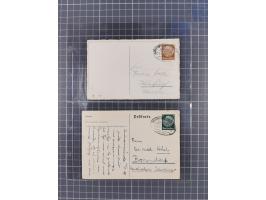 1866/1956, Bahnpost 245 Briefe, Karten, dabei 136 Belege AD/Kaiserreich
