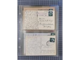 1866/1956, Bahnpost 245 Briefe, Karten, dabei 136 Belege AD/Kaiserreich
